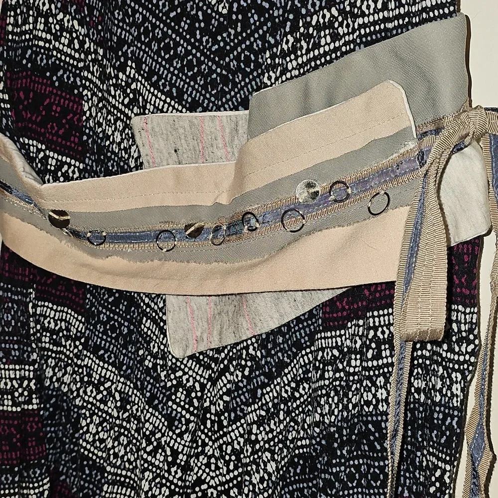 Belted Patterned Tank - Picture 2 of 6